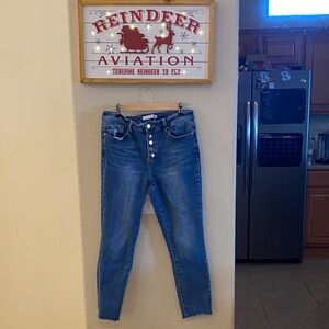 Altar'd State High Rise Blue Jeans